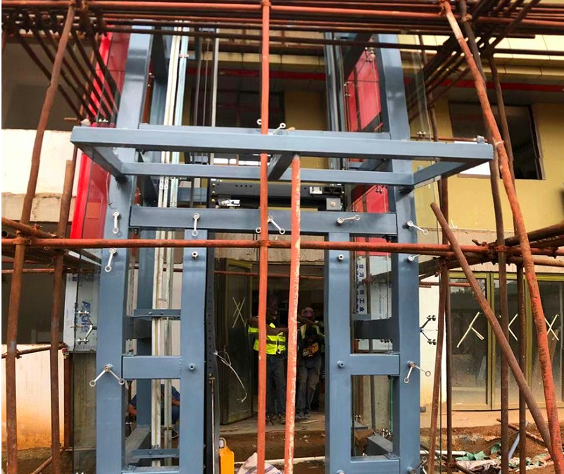 旧居民楼钢结构电梯井道定制
